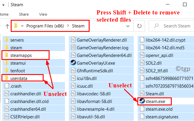 Удалить установочные файлы Steam Мин.