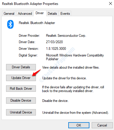 Oppdater driver for Bluetooth