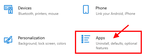 Apps-Einstellungen