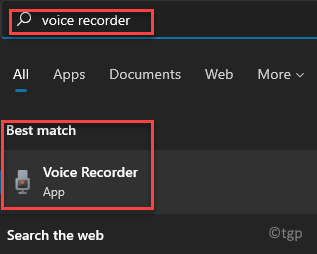 Стартирайте Windows Search Voice Recorder Най-добър резултат от съвпадението