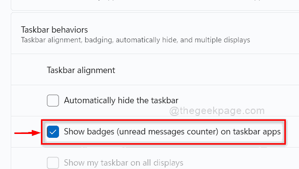 Taakbalkbadges inschakelen 11zon