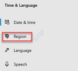 Configuración Hora e idioma Región