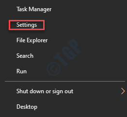 Iniciar configuración de clic derecho