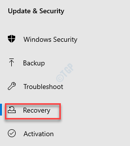 Actualización de configuración y recuperación de seguridad