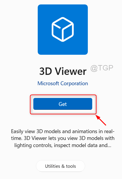 Holen Sie sich 3dviewer Microsoft Store Win11 Min