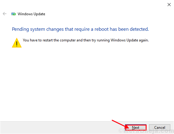 Solucionador de problemas de actualización de Windows2