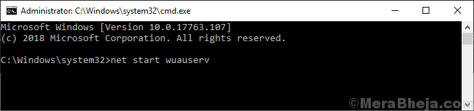 Servicio de actualización de inicio