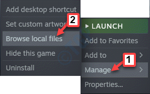 Steam游戏右键管理浏览本地文件