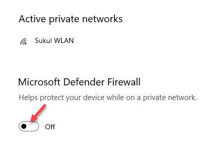 Zabezpečenie Windows Firewall Microsoft Defender Vypnite