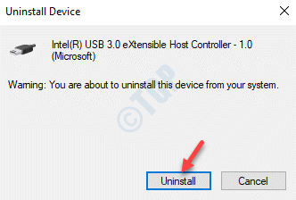 Avinstallera enhetsprompt Avinstallera