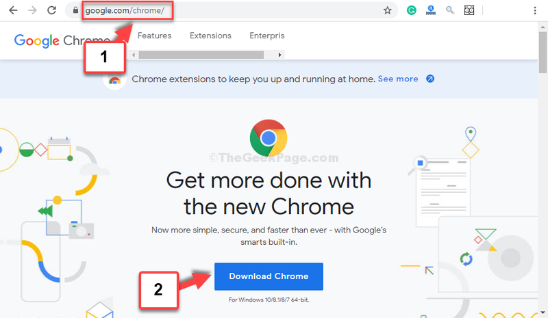 Navegador Tipo Chrome Dirección Ingresar Descargar