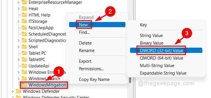 Dword Value Windows Mitigation 11zon