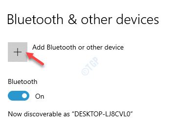 Bluetooth 설정 Bluetooth 및 기타 장치 Bluetooth 또는 기타 장치 추가