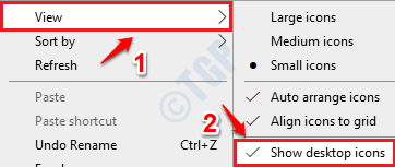 1 Mostrar iconos de escritorio