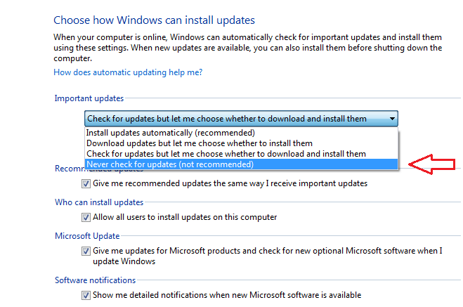 8 neverUpdate