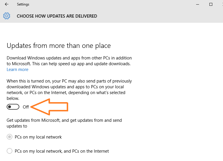 Turn-off-peer-to-peer-update-windows-10