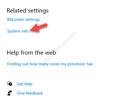 Configuración relacionada Información del sistema