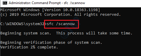 2 Sfc Scan maintenant