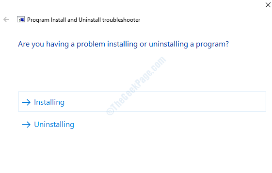 Solucionador de problemas de Windows Installer