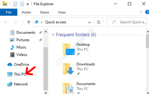 Win + E Explorador de archivos Lado izquierdo de esta PC