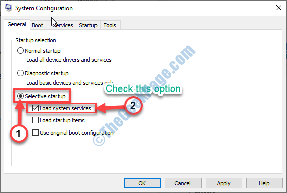 Nueva configuración del sistema
