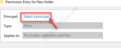 Bir Prinicpal Seçin