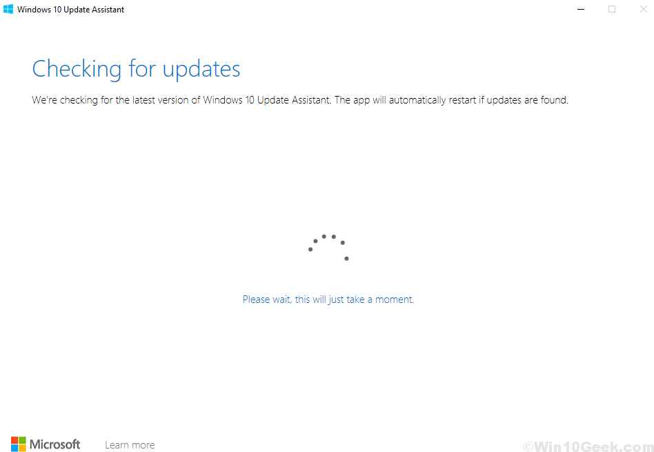 Windows güncelleme Yardımcısı