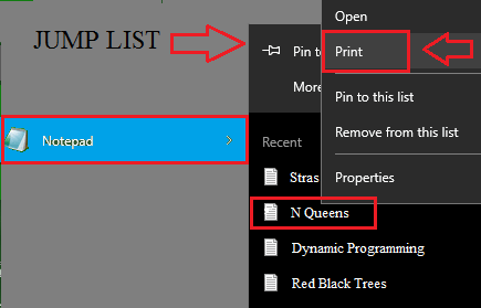 17jumlist Startmenu
