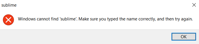 Windows ne more najti