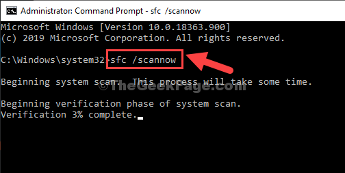 Opdrachtprompt Admin Mode Sfc Scannow Enter